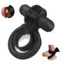 BPOS338 Adult Male Rechargeable Moving Silicone Enhancer Ring for Men