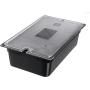 Carlisle 10202B03 StorPlus Full Size Food Pan, Polycarbonate, 6" Deep, Black