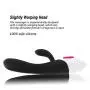 Guxing 16 Speeds Vibrant Toys Female Silicone dilo diloWaterproof Toys for Women - Black