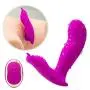 Fashion Toy Cordless, Therapeutic, Wireless Remote Personal Wand Massager - Powerful Hand held Magic, Rechargeable Mini Stress Relief Silicone - Foot Back Neck - Upgraded Memory 5 Speeds 20 Patterns