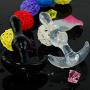 YLU 4Pcs Silicone Plug Set Toy Training Kit Suction Beads (Black)