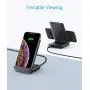 Anker Wireless Charger, PowerWave 7.5 Stand with Internal Cooling Fan, 7.5W for iPhone 11, 11 Pro, 11 Pro Max, Xs Max, XR, XS, X, 8, 8 Plus, 10W for Galaxy S10 S9, Note 10 (with Quick Charge Adapter)