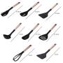 Silicone Kitchenware Kitchenware With Stand, Heat-Resistant Shovel Spoon, Non-Stick Silicone Cooking Utensils, Including Silicone Spatula Spoon, Kitchenware
