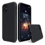 SURPHY Silicone Case Compatible with iPhone 11 Case 6.1 inch, Liquid Silicone Full Body Thickening Design Phone Case (with Microfiber Lining) for iPhone 11 6.1 2019, Black