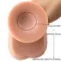 9.5 Inch Realistic Double Layer Silicone Toy with Strong Suction Cup