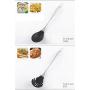 JunbosiKitchenware Food Grade Stainless Steel Spatula Nonstick Silicone Shovel Spoon Food Grade Nylon Silicone Kitchenware Set