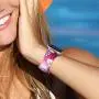 Kaome Floral Bands Compatible with Apple Watch 38mm 40mm 42mm 44mm, Soft Silicone Fadeless Pattern Printed Replacement Strap Bands for Women, Compatible with iWatch Series 5/4/3/2/1, S/M M/L