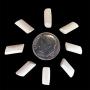 Polly Plastics Rock Tumbling Ceramic Filler Media (Small Cylinder Size) Porcelain Ceramic Pellets for Barrel and Vibratory Tumblers (1.5 lbs)