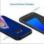 Samsung Galaxy S6 Case, Arowana Shock-Absorption TPU Rubber Bumper Samsung Galaxy S6 Case, Ultra Thin Slim Protective Cover for Samsung Galaxy S6-Black