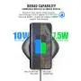 PeohZarr Wireless Charger Upgraded, Qi 7.5W Fast Wireless Charging Pad for iPhone 11/11 Pro/11 Pro Max/XS MAX/XR/XS/X/8, 10W for Galaxy S10/S10+/S10E/S9/S8/S7 Note10/9/8 (No AC Adapter)