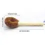 Honoen 5 Dishwashing Brush, Robust Construction, Durable, Effective Scrubbing of Dirt,Easy to Remove Jammed Food, Suitable for Cast Iron Frying Pan