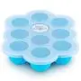 Silicone Baby Food Freezer Tray with Clip-on Lid by WeeSprout - Perfect Storage Container for Homemade Baby Food, Vegetable & Fruit Purees and Breast Milk - BPA Free & FDA Approved