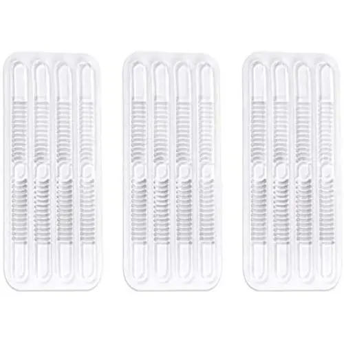 Tovip 12Pcs Chic Shoe Back Heel Inserts Silicone Gel Pads Cushion Liner Grips Adhesive Foot Heels Protect Cushion Insert Pads