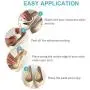 (12 Pieces) Arch Support Shoe Inserts for Flat Feet | Thicken High Arch Support Insoles for Men and Women | Reusable Gel Arch Pads for Plantar Fasciitis