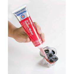 Permatex 81160-12PK High-Temp Red RTV Silicone Gasket, 3 oz. (Pack of 12)