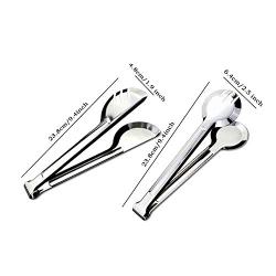 Small Kitchen Tongs With New Design, Stainless Steel Food Clip Bread Barbecue Folder Grade Cooking Serving - Small Food Tongs, Tru Balance Throwing Knives, Silicone Kitchenware, Grill Steak