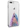 iPhone 7 8 Case, Soft TPU Slim-Fit Flexible Ultra-Thin Clear Case, Full-Body Rugged Bumper Print Arowana Case for iPhone 7 8, Transparent
