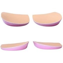 Orthopedic Insoles Shoe Inserts Medial & Lateral Heel Wedge Lift Silicone Pads Corrective O/X Type Leg, Perfect Halfsphere Design for Bowlegs and Knock Knees