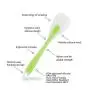 Kitchenware Utensils Set 5 Piece Premium Silicone Heat Resistant Non-Stick Cooking Professional Tools Fruit green + Transparent Outline