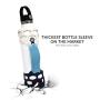 REUZBL Bottle Boot Bumper Silicone Sleeve Protector with Handle for Hydro Flask, 21oz 24oz 32oz 40oz