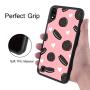 Samsung M10 Case,Flexible Soft TPU Cover Shell,Slim Silicone Black Rubber Non-Slip Durable Design Protective Phone Case for Samsung M10 -Biscuits