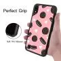 Samsung M10 Case,Flexible Soft TPU Cover Shell,Slim Silicone Black Rubber Non-Slip Durable Design Protective Phone Case for Samsung M10 -Biscuits