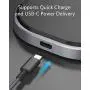 Anker Wireless Charger with USB-C, 15W Metal Fast Wireless Charging Pad, Qi-Certified, 7.5W Fast Charge iPhone XS/XS Max/XR/X/8/8 Plus, 10W for Galaxy S9/S9+/S8/Note 9, PowerWave 15 Pad(No AC Adapter)