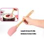 Nicemeet Home Kitchen Cooking Kitchenware Set, Kitchen Wood Frame Silicone Kitchenware 6PCS (2 Colors)