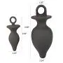 FST Silicone Butt Plug with Safe Pull Ring, Anal Sex Toy Small Large (Small)