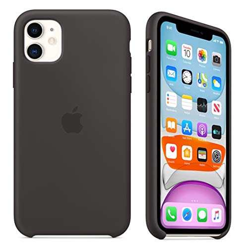 Maycase Compatible for iPhone 11 Case, Liquid Silicone Case Compatible with iPhone 11 (2019) 6.1 inch (Black)