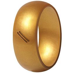 ThunderFit Silicone Wedding Ring for Men, Rubber Wedding Band - 8.7mm Wide