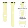 Zekapu Sport Band Compatible for Apple Watch 38mm 42mm 40mm 44mm, Soft Silicone Narrow Slim Sport Replacement Wristband for iWatch Series 5, Series 4, Series 3, Series 2, Series 1 Women