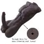 Man Torso Phallic Doll Entity Silicone Sex Doll Female masturbation toy Man Torso Phallic Doll (7.1 Inch Penis) Sex Doll For Women (brown)