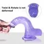 Suction Cup Portable Silicone 10.62 inch Realistic Massager Toys Lifelike Silic?ne-D?ld? with Suction Cup for Women