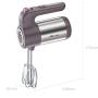 BINZHI Egg Beater Electric Household Mini Cream Machine Baking Mixer Eggbeater Handheld -10 Speed Adjustable Kitchen gadget