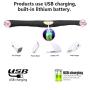 Wushuangyu Ladies and Couples Toys - 10 Speed Double Head Vibration -Waterproof Design - Perfect Travel and Vacation Companion Tshirt Massager - Vibrant Toy