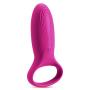 CNHIDEE Cock Penis Ring Prolonging Delay adult sex toys with Vibrator For man women couple Silicone USB Rechargeable 7 multi-speed Waterproof Quiet,Pink,0.6 Ounce