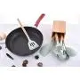JunbosiKitchen Japanese Style Simple Wind Kitchenware 9 Piece Set Fresh Green Silicone Kitchenware Set Spatula Soup Set
