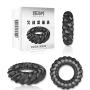 QYIYA 100% Safe Soft Silicone Flexible Silicone Toys for Men Ring Set