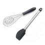 Jiyaru 8 pcs Silicone Kitchen Utensils Heat Resistant Cooking Baking Kitchenware Set