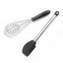 Jiyaru 8 pcs Silicone Kitchen Utensils Heat Resistant Cooking Baking Kitchenware Set