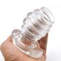 QVDTA Tops Shirt Full Access Tunnel Būtt Plug Amàl Trainer Silicone Enema Hollow Play Būttplug Adult Sexcs-Toys for Men,Black Amàl Plug
