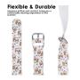 VIGOSS Compatible Galaxy Watch 42mm Bands/Galaxy Watch Active 40mm Band, Women 20mm Silicone Strap Replacement Bracelet Wristband for Samsung Galaxy Watch 42mm R810 Smartwatch (3 Pack Animal Print)