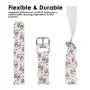 VIGOSS Compatible Galaxy Watch 42mm Bands/Galaxy Watch Active 40mm Band, Women 20mm Silicone Strap Replacement Bracelet Wristband for Samsung Galaxy Watch 42mm R810 Smartwatch (3 Pack Animal Print)