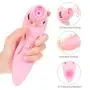 Women Waterproof Multi Speed Tongue Vibrate Sucking Toy Oral Simulator for Adult Toys, Green Safe, No Toxic Side Effects
