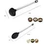 Kitchenware Utensils Set 8 Piece Premium Silicone Stainless steel Heat Resistant Non-Stick Cooking Professional Tools Black