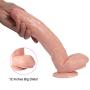 Realistic M-ásságer Wand Thick 12 inch Adult Toys for Women Suction Cup，Flexible and Soft Huge Size Long Silicone Waterproof, Hands Free Play for for Couples or Solo Flesh