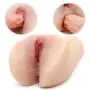 2 Holes Suitable Manual Control Soft Male Mastubration Cup 2 in 1 Artificial Real Pussy Male Air-Sucking Toys for Him Sexy Underwear Toys for Men T Shirt