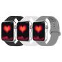 IYOU Sport Band Compatible with Watch Band 38MM 42MM 40MM 44MM, Soft Silicone Replacement Sport Strap Compatible with 2019 Watch Series 5 2018 Watch Series 4/3/2/1