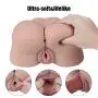 Wishestwo Lifelike Pocket Pusseys Ssexy Love Doles for Men Realistic Silcione Live Cup Adult Toys for Men Hands Free 3D Male Toy Full Body 2 Tight Holes (Color : Skin)